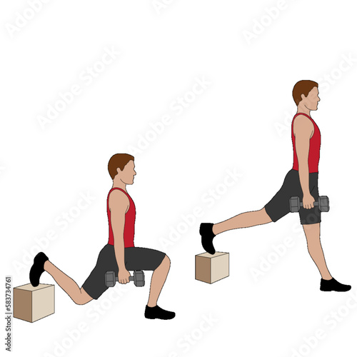 Bulgarian split squats