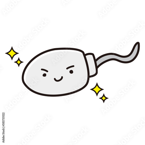 元気な精子のキャラクター