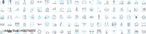 Cultural tours vector line icons set. Cultural, Tours, Excursion, Touring, Heritage, Exploration, Sightseeing illustration outline concept symbols and signs