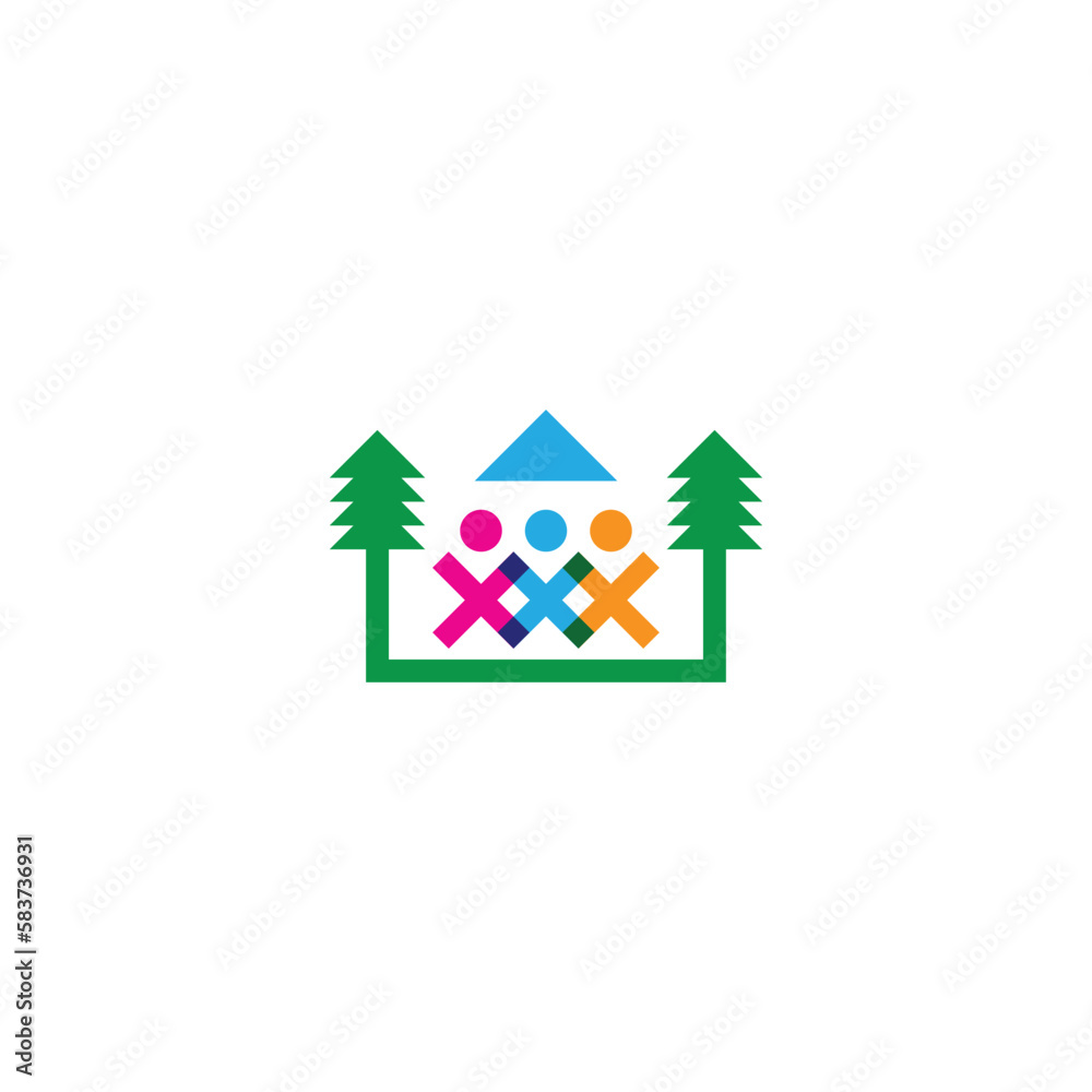 logo vector illustration of people camping
logo vector illustration of people camping