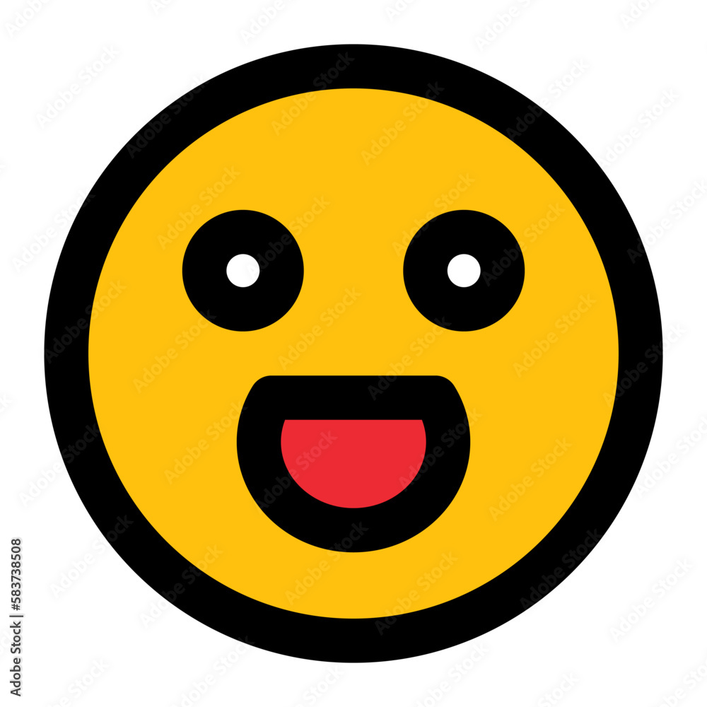 awesome_expression Emoticon fill icon set elements 