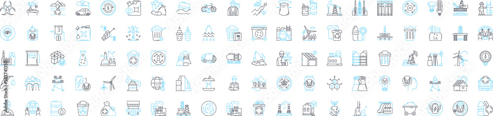 Smart energy management vector line icons set. Smart, Energy, Management, Automation, Conservation, Monitoring, Technology illustration outline concept symbols and signs