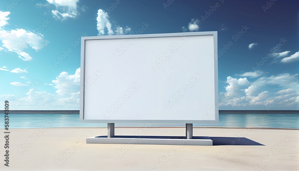 Generative AI, A Blank Billboard by the Sea: A Captivating Advertising Opportunity for Your Product Generative AI, A Blank Billboard by the Sea: A Captivating Advertising Opportunity for Your Product