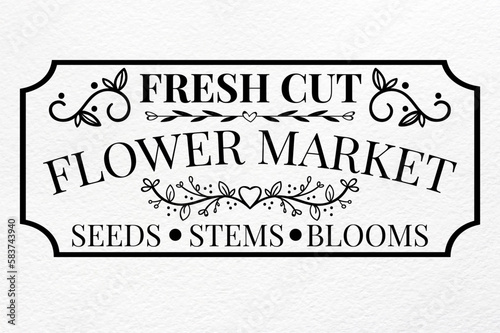 Fresh cut flower market design