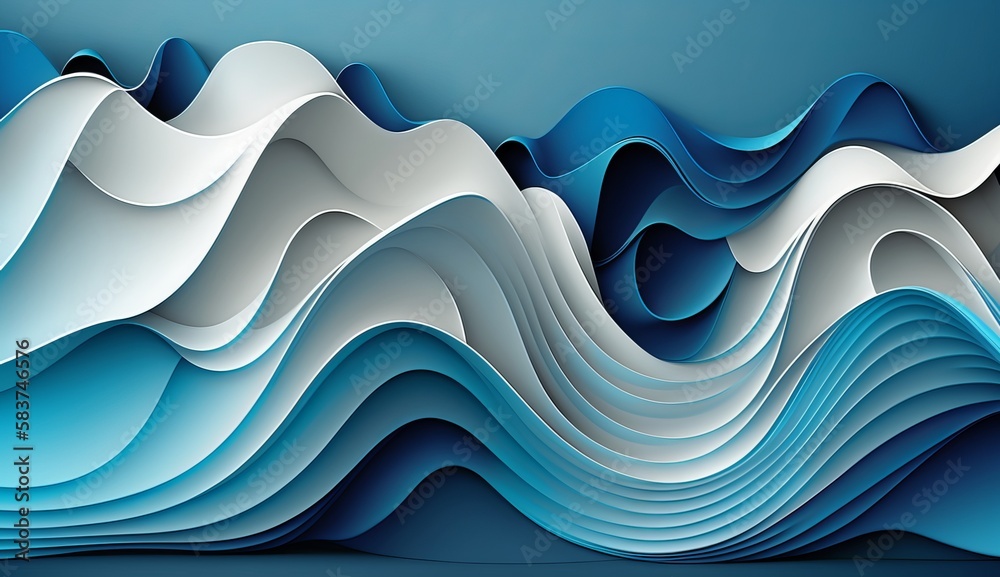 Fototapeta premium abstract blue background
