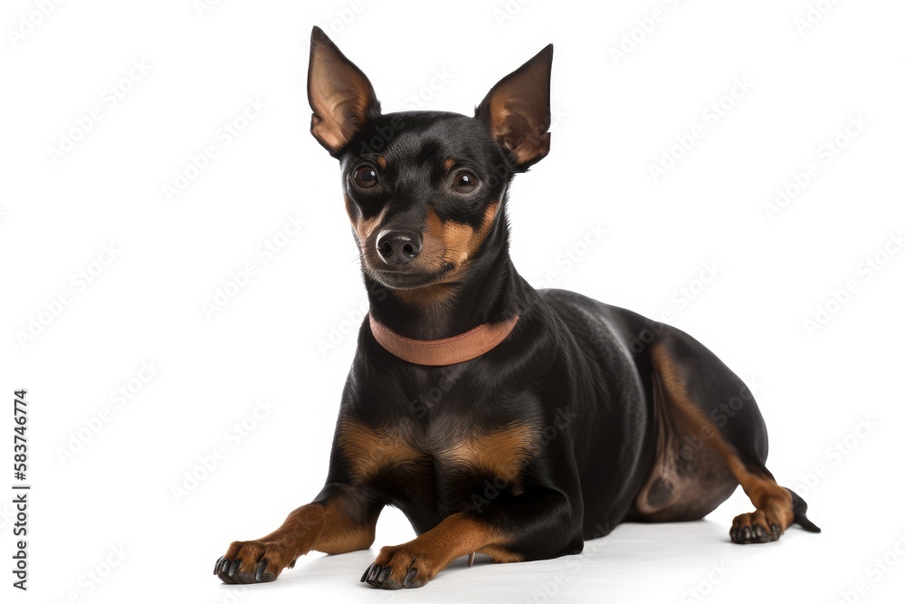 Miniature Pinscher , a small breed , energetic and lively personality.