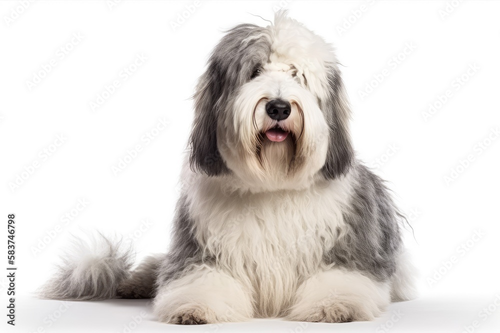Old English Sheepdog is a lovable and charming breed 