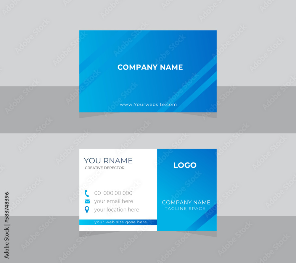 set of business cards, business card design ,