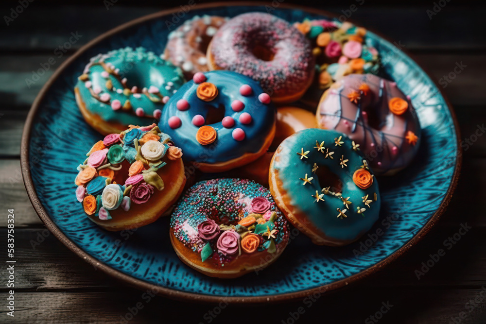 Beautiful Donuts. Generative AI