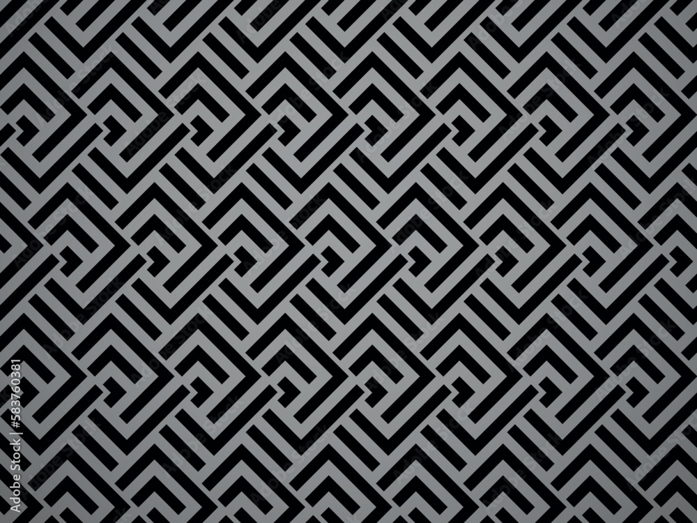 Abstract geometric pattern. A seamless vector background. Black and gray ornament. Graphic modern pattern. Simple lattice graphic design Abstract geometric pattern. A seamless vector background. Black and gray ornament. Graphic modern pattern. Simple lattice graphic design