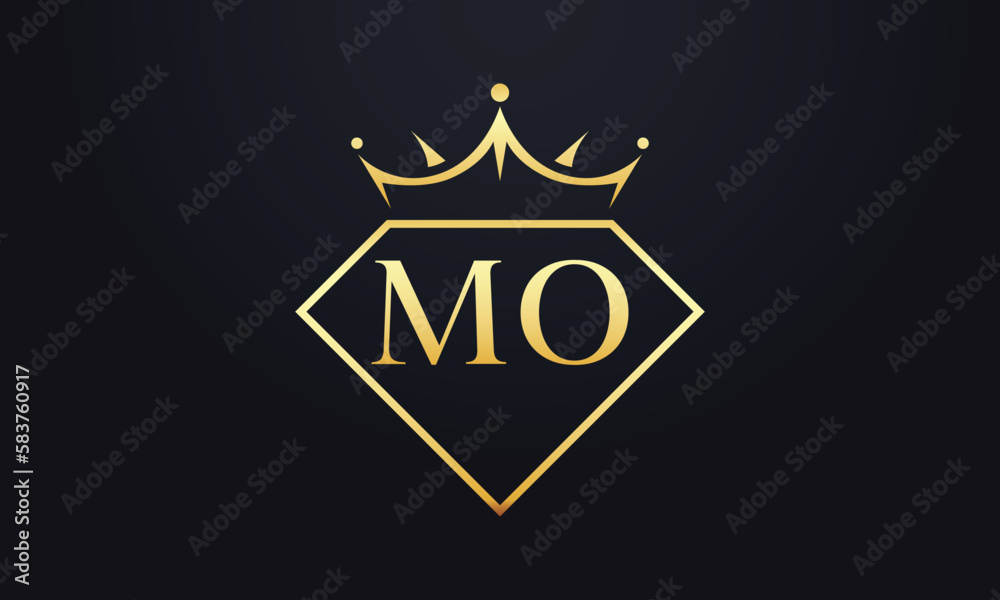 Diamond crown vector. Luxury queen logo for jewelry vector with letters Diamond crown vector. Luxury queen logo for jewelry vector with letters