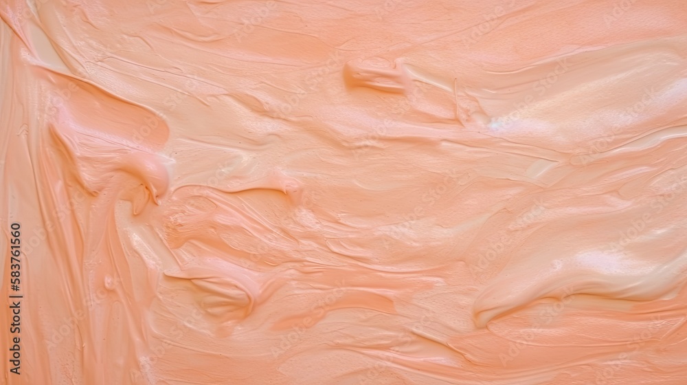 Cream textured background in a soft coral colour, generative ai composite. Cream textured background in a soft coral colour, generative ai composite.