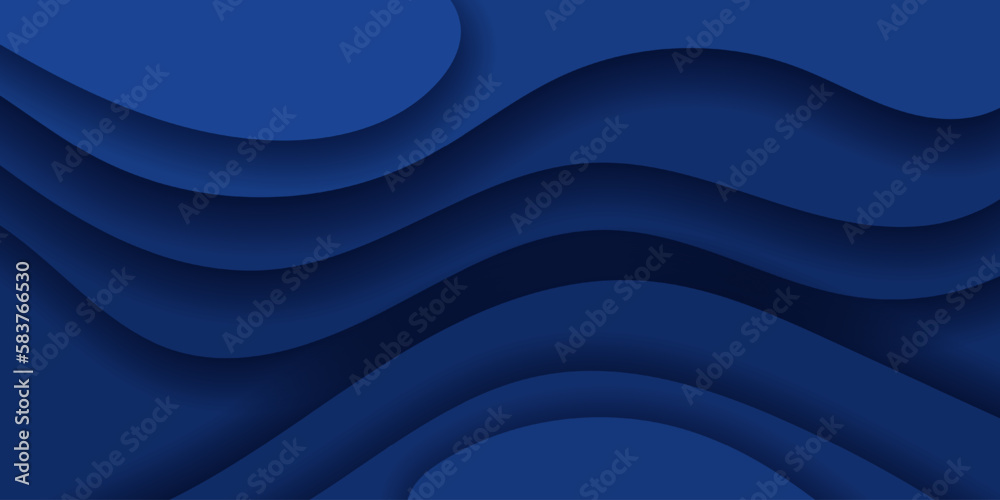 abstract dark blue paper and overlap wave curve line dimension modern website banner design vector background abstract dark blue paper and overlap wave curve line dimension modern website banner design vector background