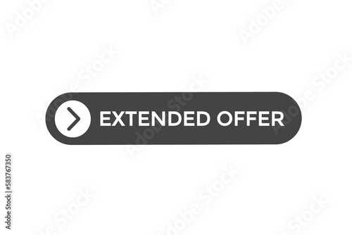 extended offer vectors.sign label bubble speech extended offer 