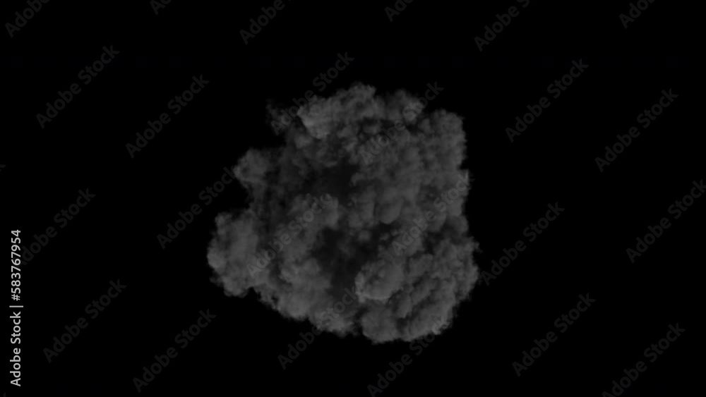 Abstract Smoke on alpha channel