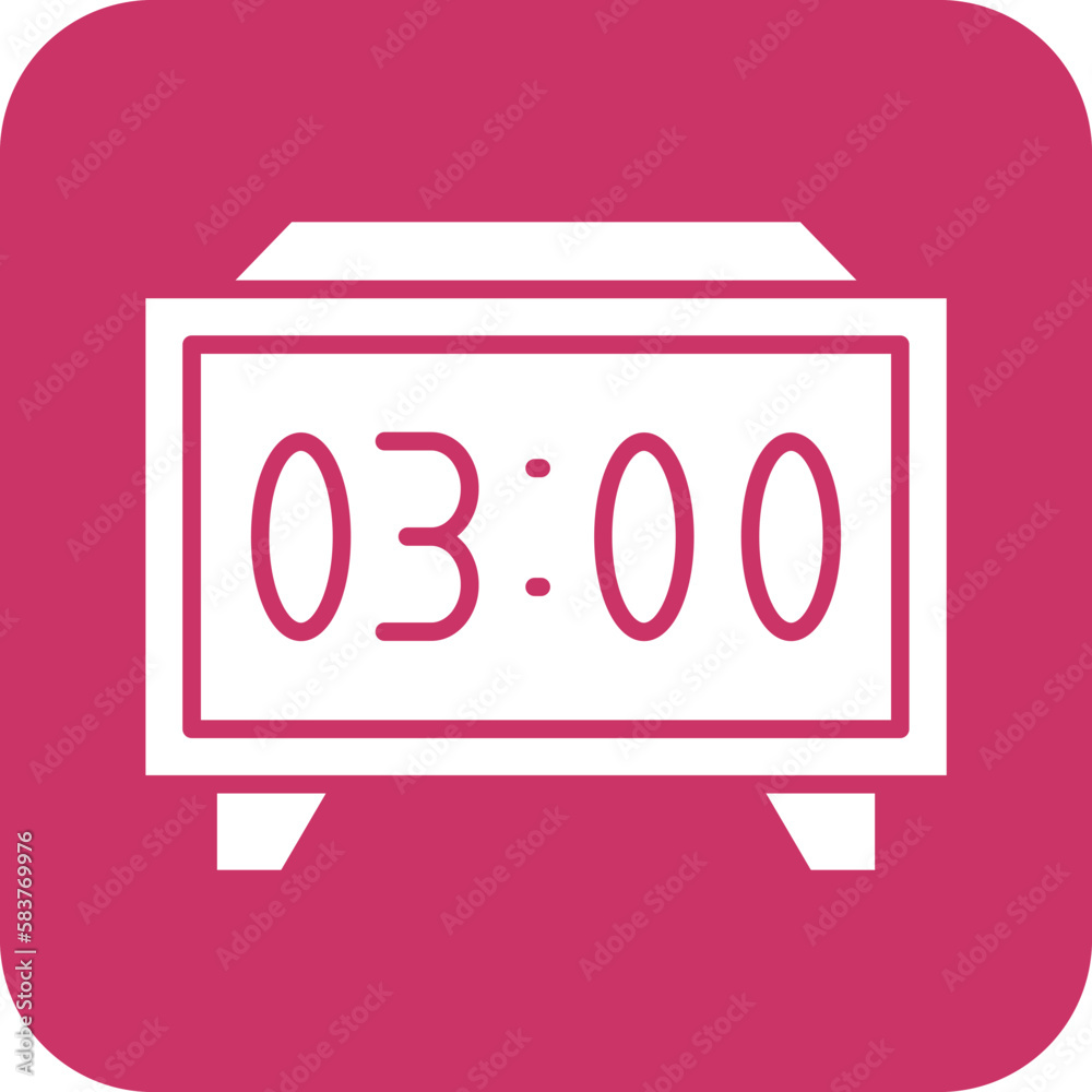 Vector Design Digital Clock Icon Style Vector Design Digital Clock Icon Style