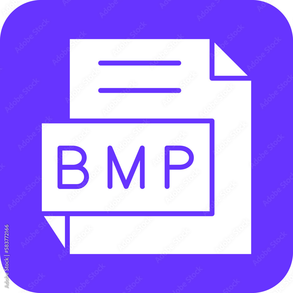 Vector Design BMP Icon Style Vector Design BMP Icon Style
