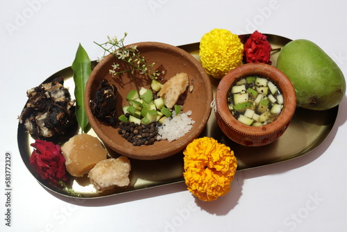 Ugadi telugu new year andhrula pachadi. photo