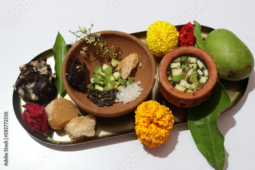 Ugadi telugu new year andhrula pachadi.