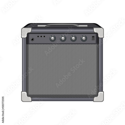 amp guitar amplifier cartoon vector illustration