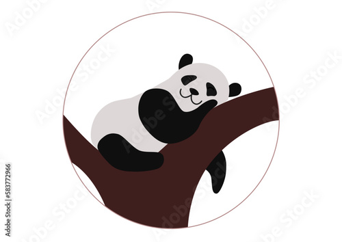 Panda on the tree