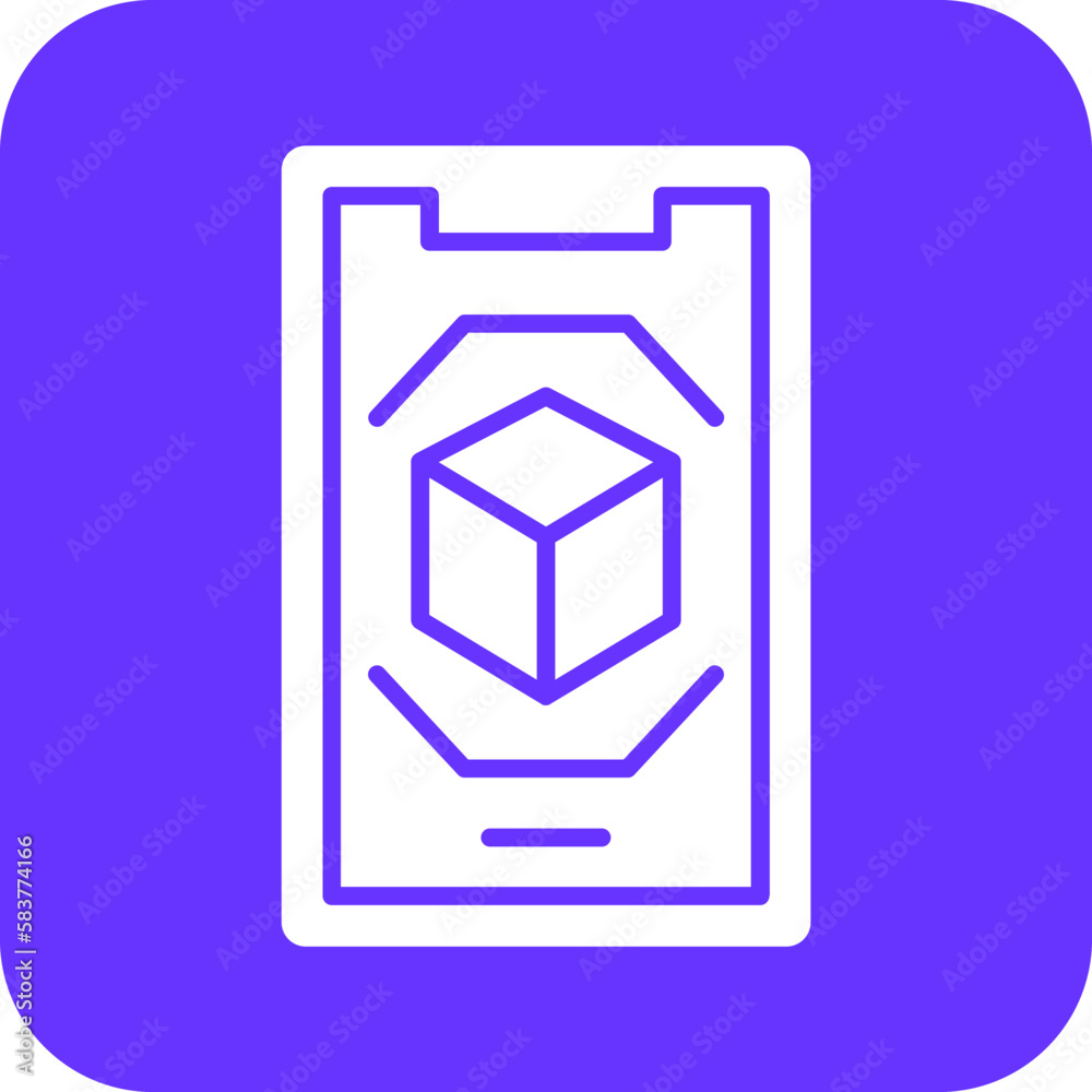 Vector Design Augmented Reality Icon Style Vector Design Augmented Reality Icon Style