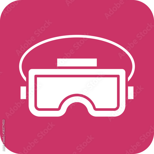Vector Design Vr Glasses Icon Style