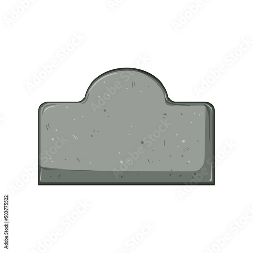 religion headstone cartoon vector illustration
