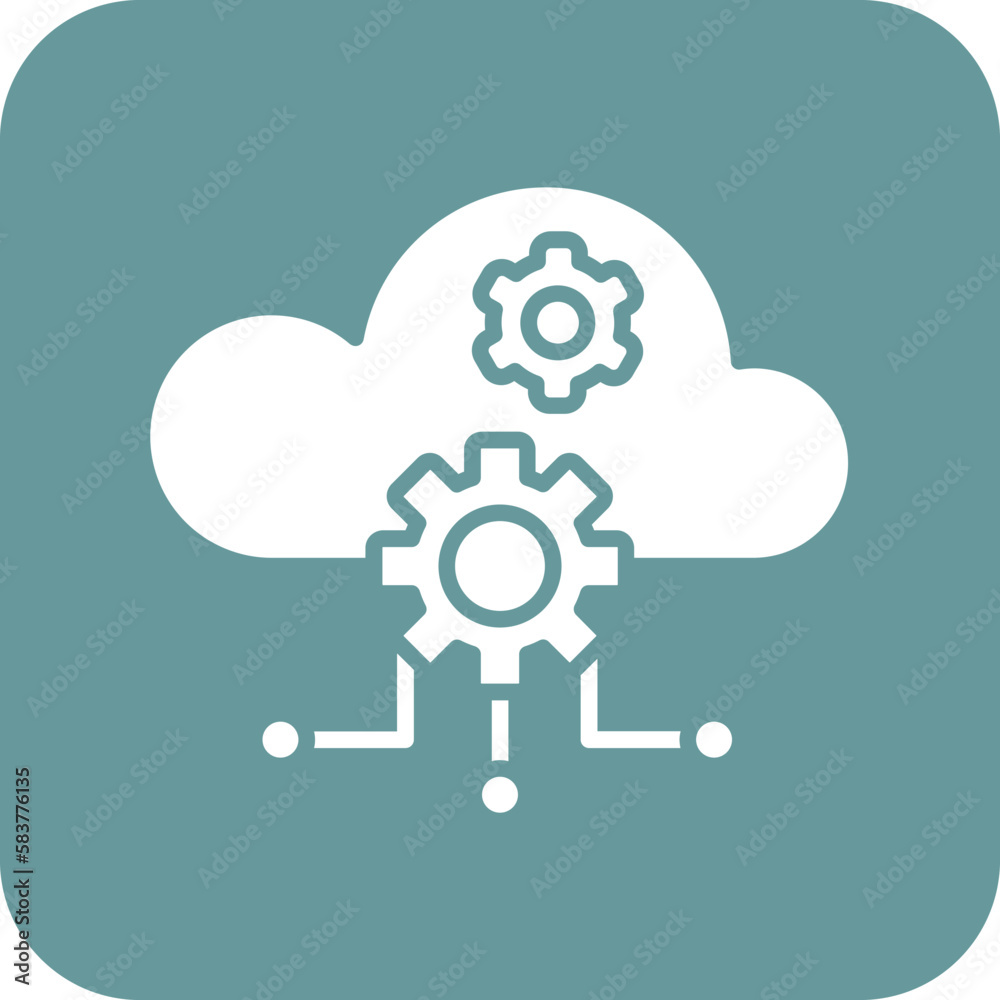 Vector Design Cloud Computing Icon Style Vector Design Cloud Computing Icon Style