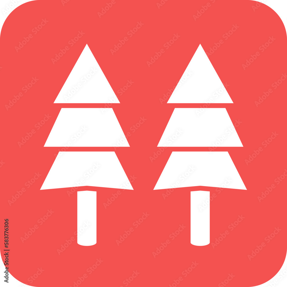 Fototapeta premium Vector Design Pine Tree Icon Style