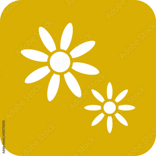 Vector Design Flower Icon Style