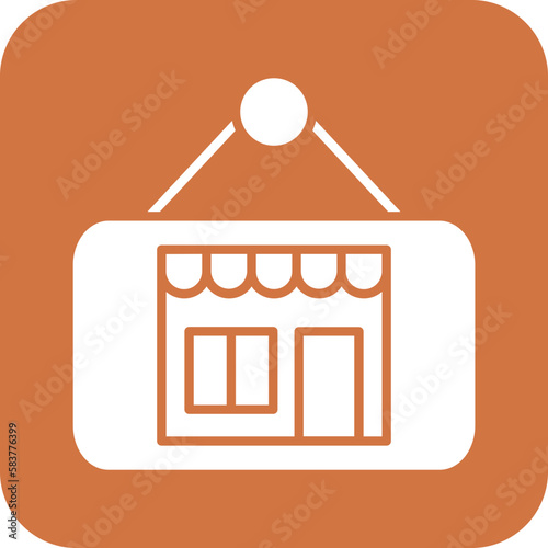 Vector Design Store Sign Icon Style