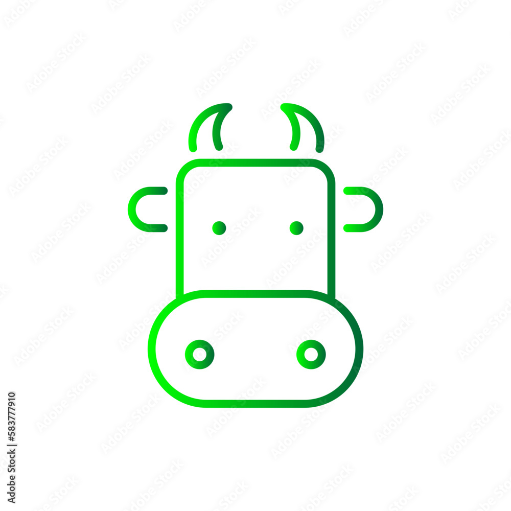 Obraz premium cow icon