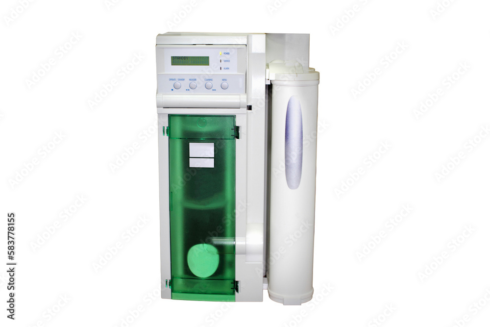 Equipment for testing samples in the environmental laboratory, isolated on a white background. Conducting chemical and biological analyses, image tests Equipment for testing samples in the environmental laboratory, isolated on a white background. Conducting chemical and biological analyses, image tests
