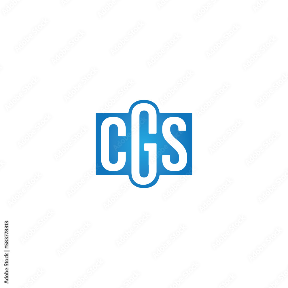 Vector cgs modern abstract logo design concept Vector cgs modern abstract logo design concept