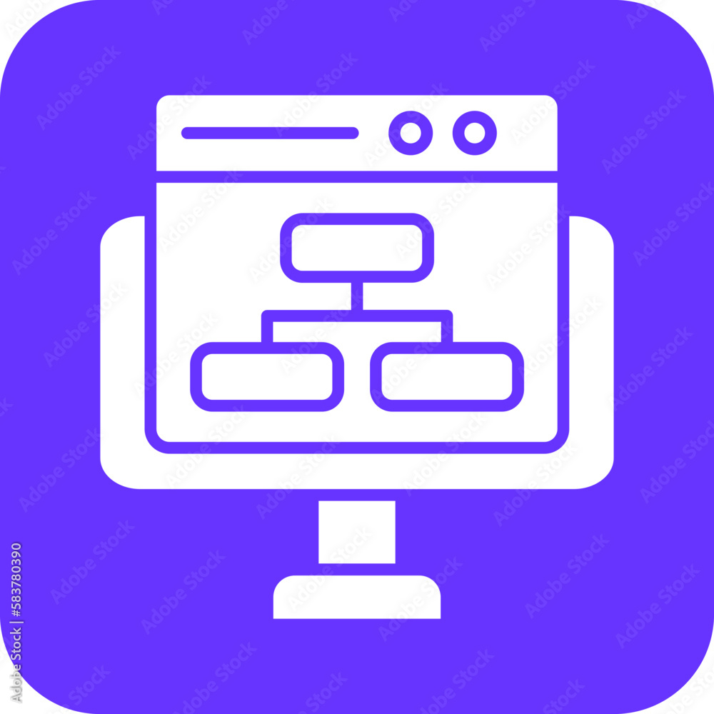 Vector Design Website Structure Icon Style Vector Design Website Structure Icon Style