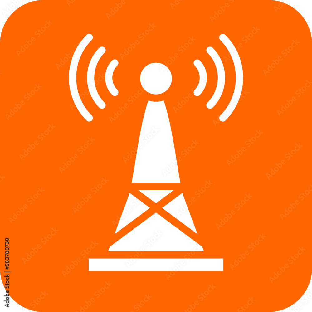 Vector Design Signal Tower Icon Style Vector Design Signal Tower Icon Style