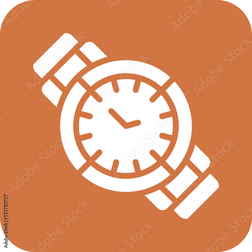 Vector Design Wristwatch Icon Style
