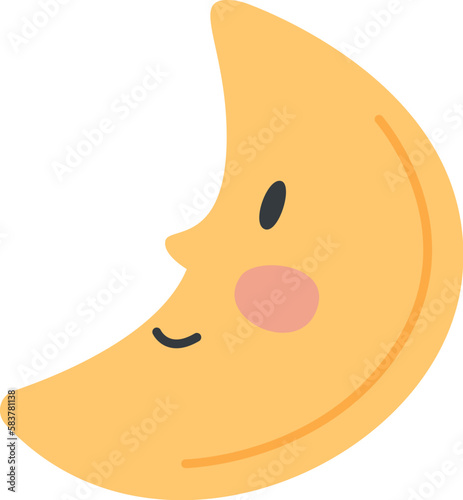 Moon stuffed toy