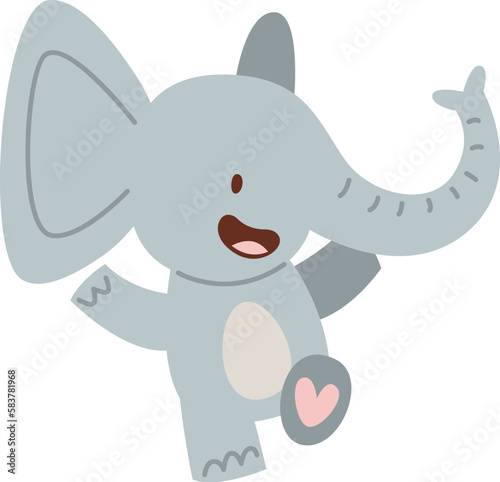 Dancing baby elephant