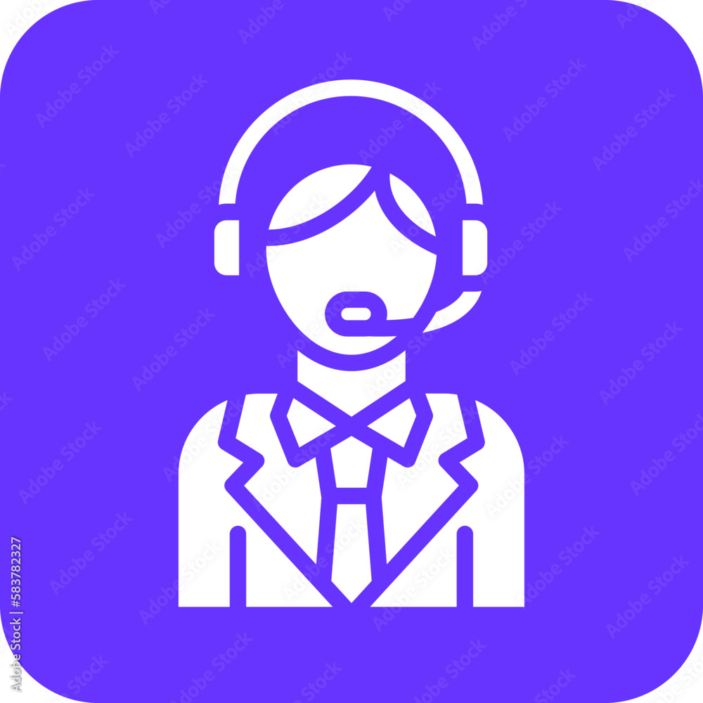 Vector Design Customer Service Icon Style Vector Design Customer Service Icon Style