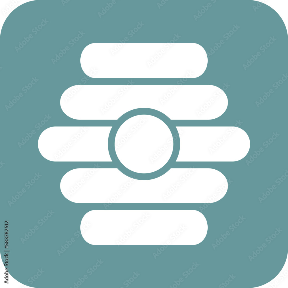 Vector Design Beehive Icon Style Vector Design Beehive Icon Style