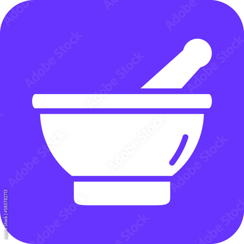 Vector Design Mortar Icon Style