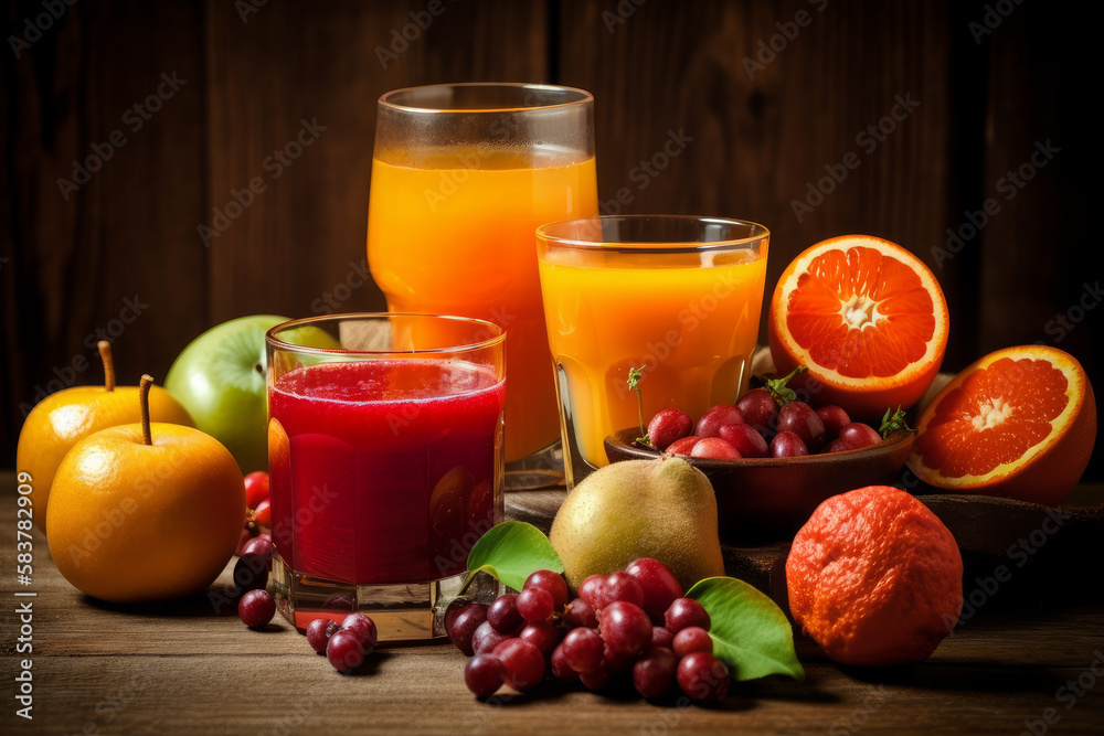 Ai generated fresh healthy juice.
Ai generated fresh healthy juice.