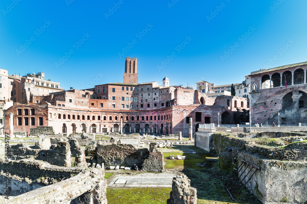 The Markets in the Forum of Trajan in Rome