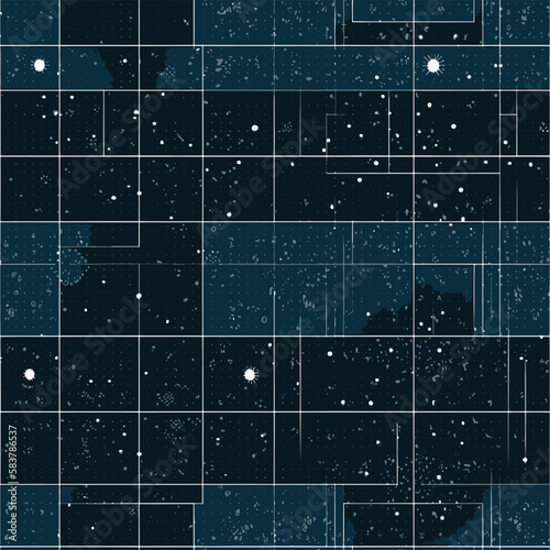 Vibrant infinite multiverse - Abstract Universe Seamless Pattern
