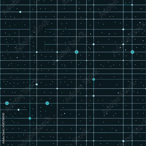 Infinite reality - Abstract Universe Seamless Pattern