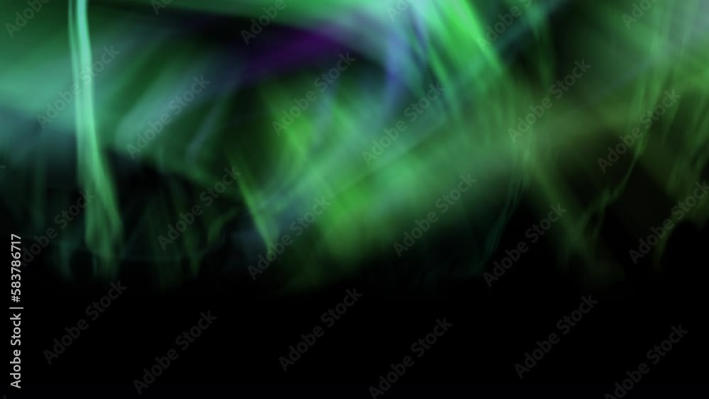Aurora Glowing Green Loop Aurora Glowing Green Loop
