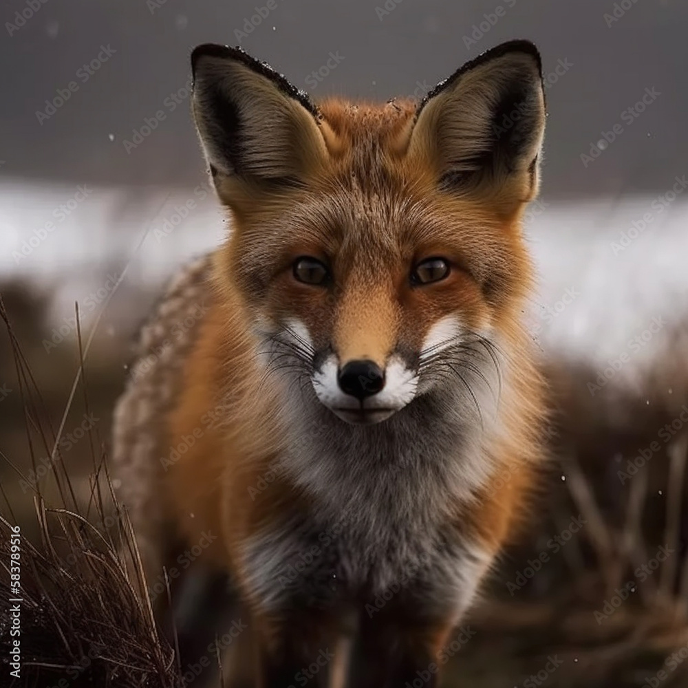 Fototapeta premium Animal photography photos about foxes