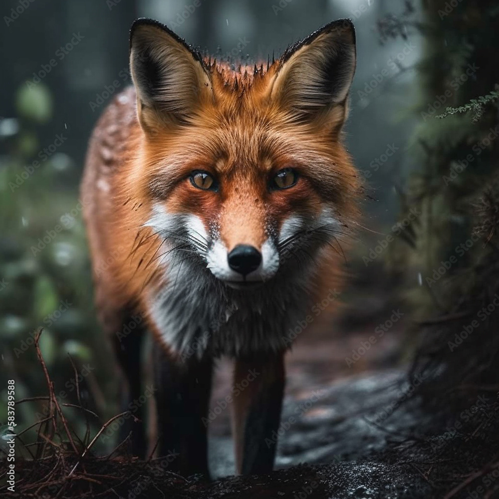 Obraz premium Animal photography photos about foxes